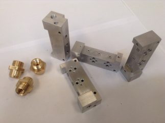Pressure Sensor Manifold and T Piece Adapter (Electronics)-allendale_components_bespoke_precision_engineering